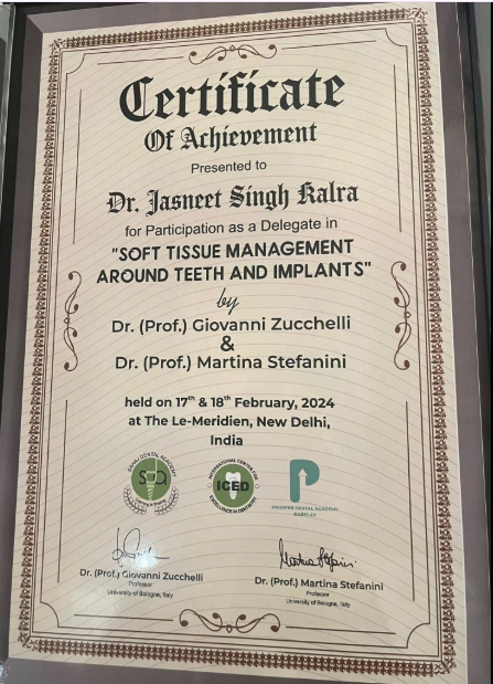 Soft Tissue Management Certificate